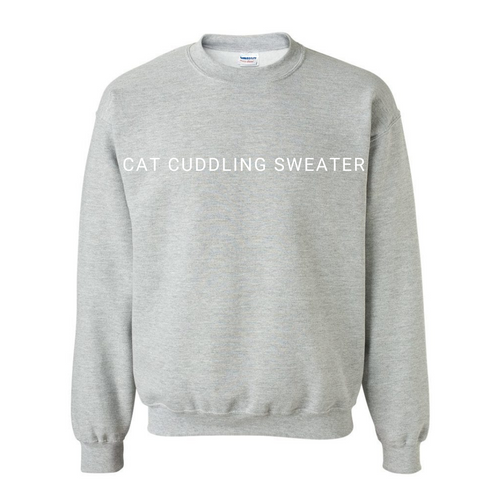 Cat Cuddling Sweater - Unisex